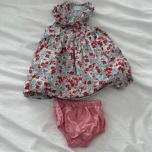 Edgehill Collection Floral Dress with Diaper Cover